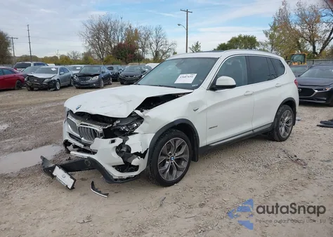 2017 BMW X3 xDrive28I из США, поврежденный, VIN 5UXWX9C33H0W79627